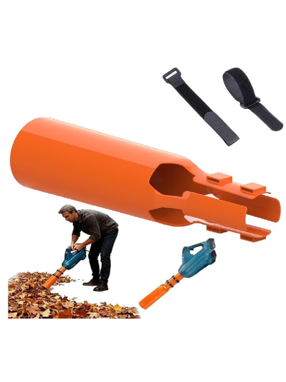 Universal Leaf Blower Air Booster Nozzle Fits 2-4 Inches for Improved Airflow